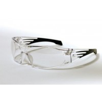 Wrap Cons Clear frame/gunmetal tips/clear lens